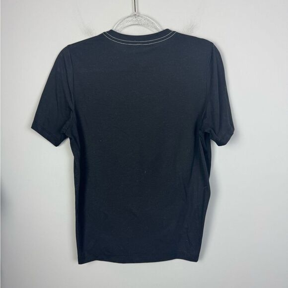 VUORI | Men’s Black Current Tech Tee Lightweight Contrast Stitch Size Medium - Picture 10 of 11